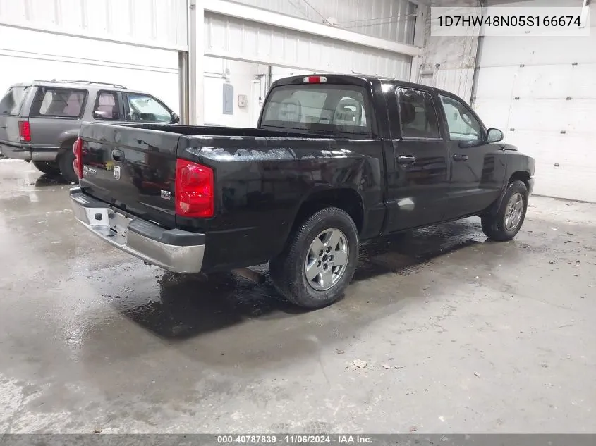 2005 Dodge Dakota Slt VIN: 1D7HW48N05S166674 Lot: 40787839