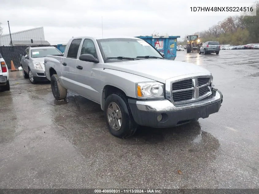 2005 Dodge Dakota Slt VIN: 1D7HW48NX5S224516 Lot: 40850931