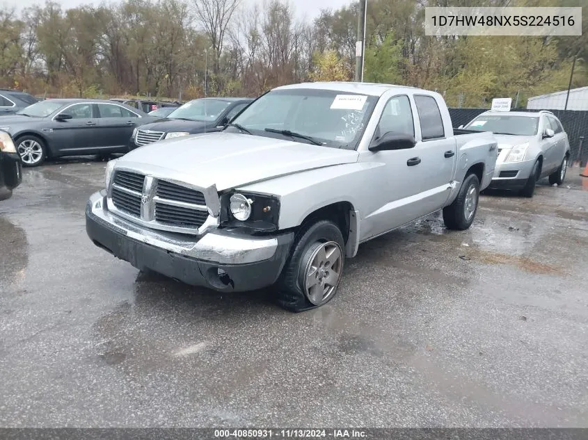 2005 Dodge Dakota Slt VIN: 1D7HW48NX5S224516 Lot: 40850931