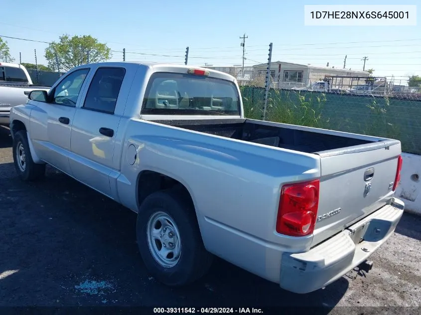 1D7HE28NX6S645001 2006 Dodge Dakota St