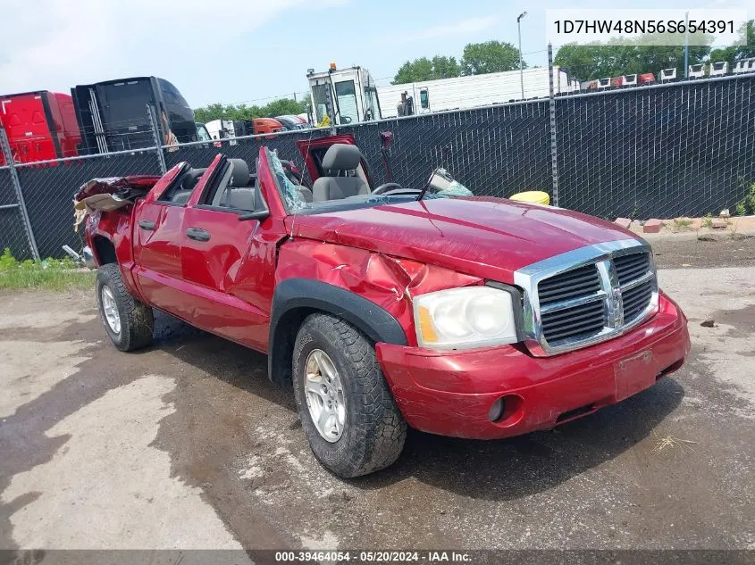 1D7HW48N56S654391 2006 Dodge Dakota Slt