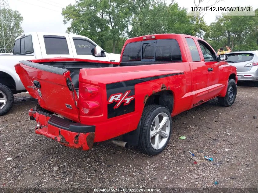 1D7HE42J96S671543 2006 Dodge Dakota Slt