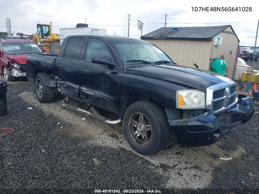 2006 Dodge Dakota Slt VIN: 1D7HE48N56S641028 Lot: 40181543