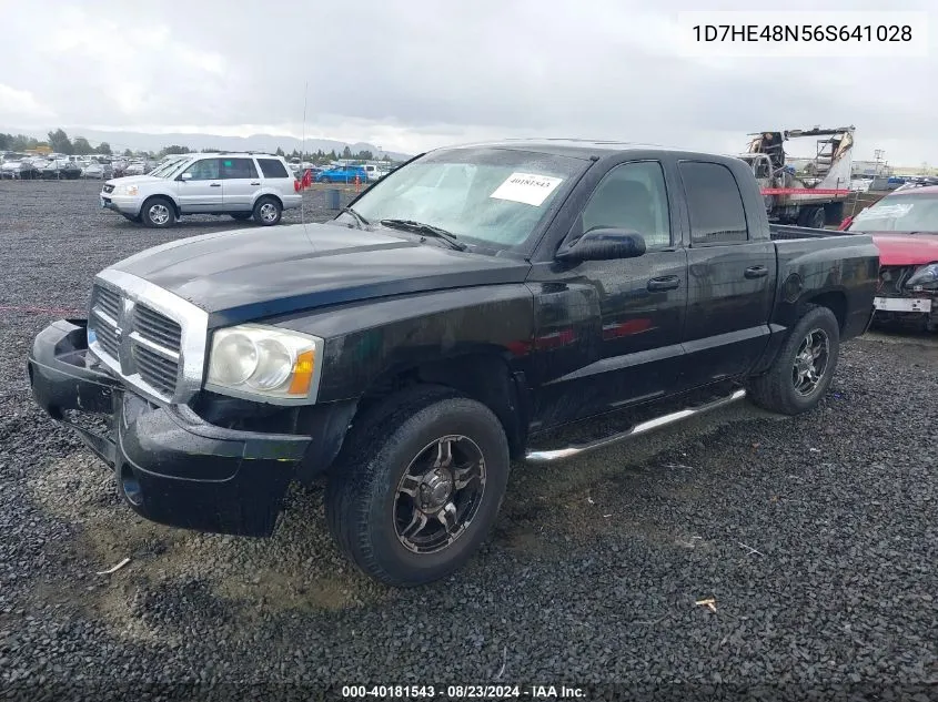 2006 Dodge Dakota Slt VIN: 1D7HE48N56S641028 Lot: 40181543