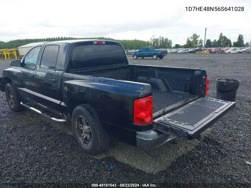 2006 Dodge Dakota Slt VIN: 1D7HE48N56S641028 Lot: 40181543