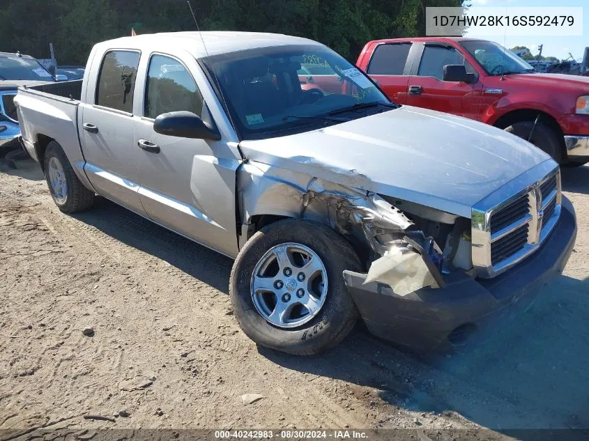 2006 Dodge Dakota St VIN: 1D7HW28K16S592479 Lot: 40242983