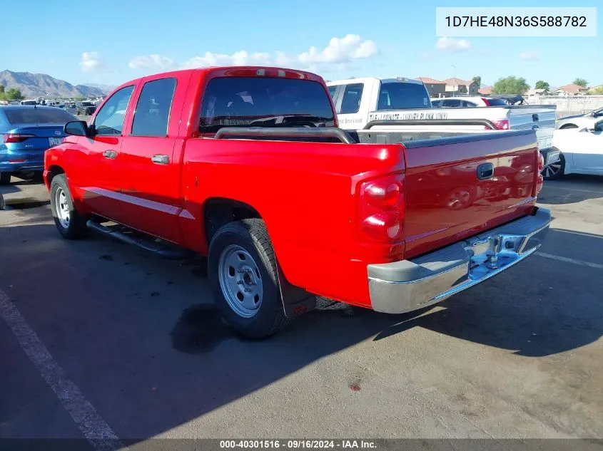 2006 Dodge Dakota Slt VIN: 1D7HE48N36S588782 Lot: 40301516