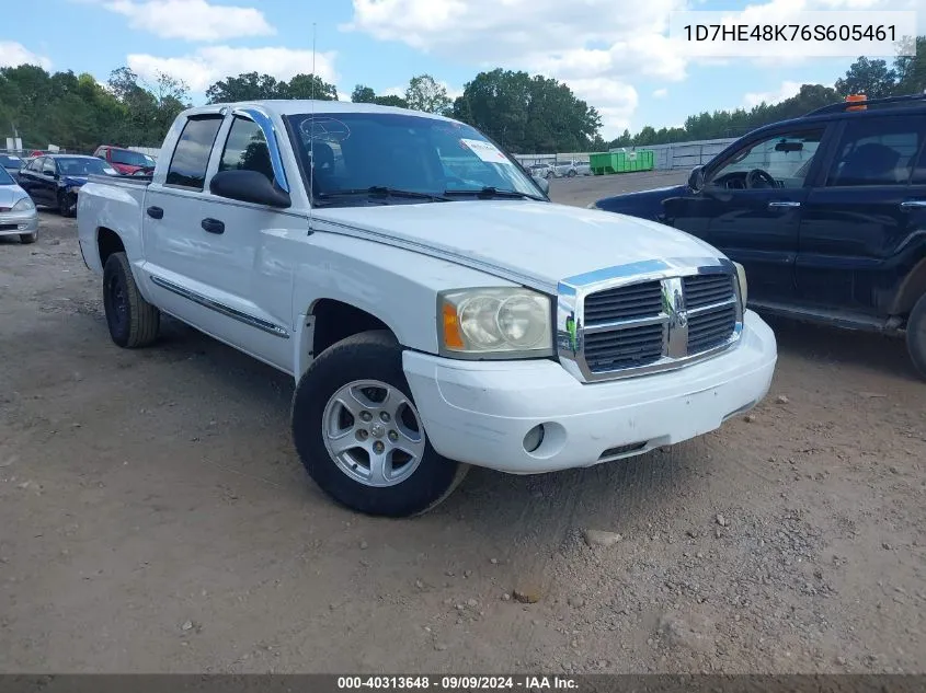 1D7HE48K76S605461 2006 Dodge Dakota Slt