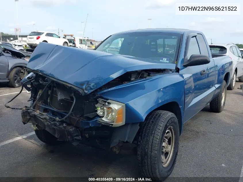 2006 Dodge Dakota St VIN: 1D7HW22N96S621522 Lot: 40355409