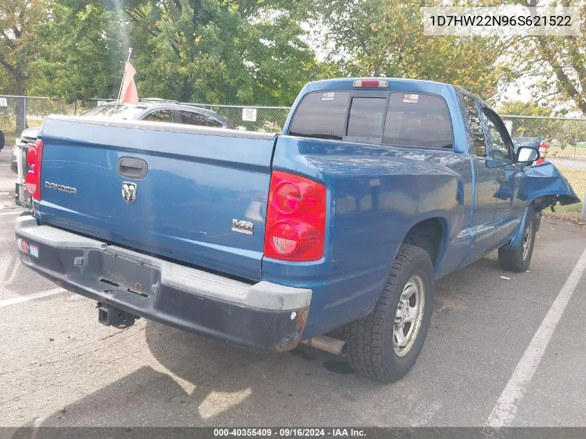 2006 Dodge Dakota St VIN: 1D7HW22N96S621522 Lot: 40355409