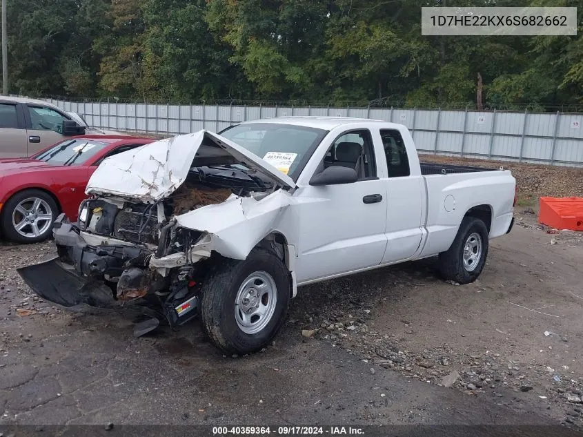 2006 Dodge Dakota St VIN: 1D7HE22KX6S682662 Lot: 40359364