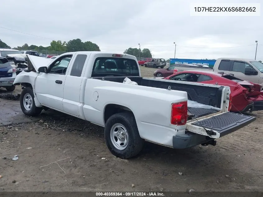 2006 Dodge Dakota St VIN: 1D7HE22KX6S682662 Lot: 40359364