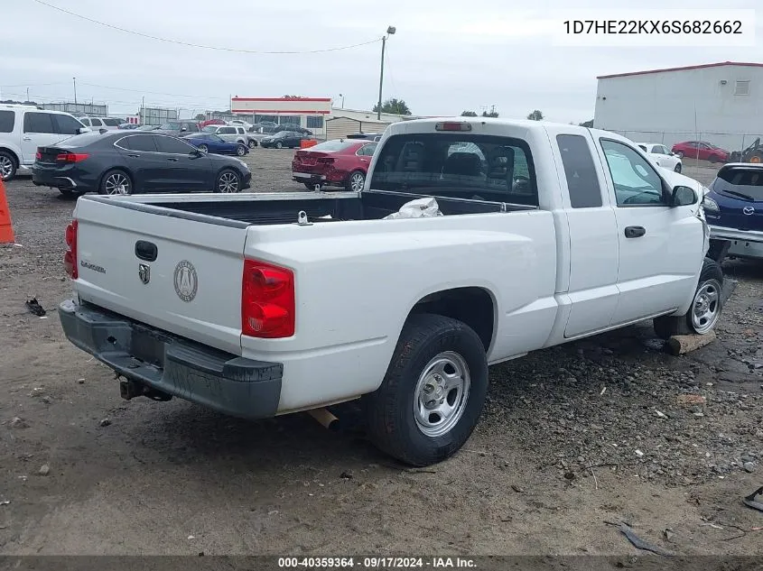 2006 Dodge Dakota St VIN: 1D7HE22KX6S682662 Lot: 40359364