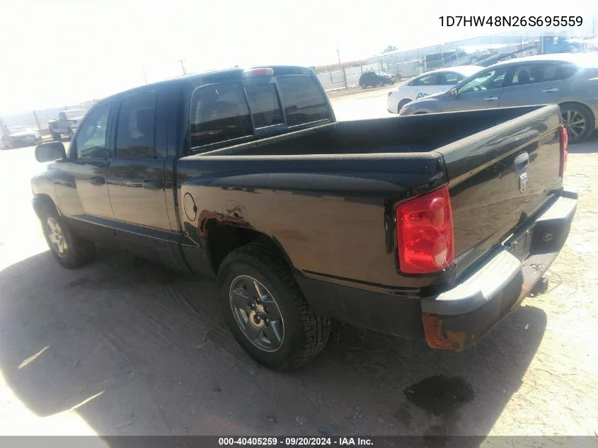 1D7HW48N26S695559 2006 Dodge Dakota Slt