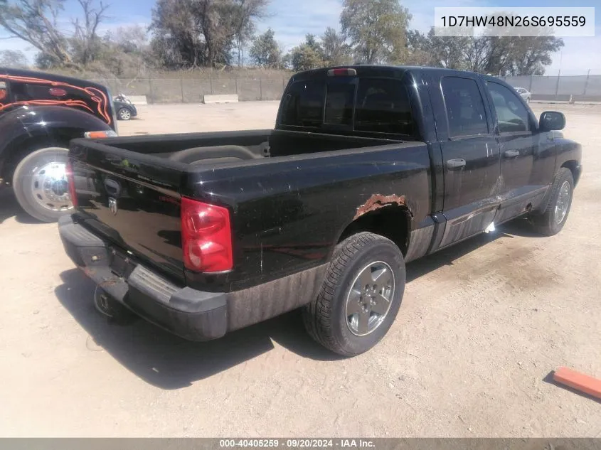 1D7HW48N26S695559 2006 Dodge Dakota Slt