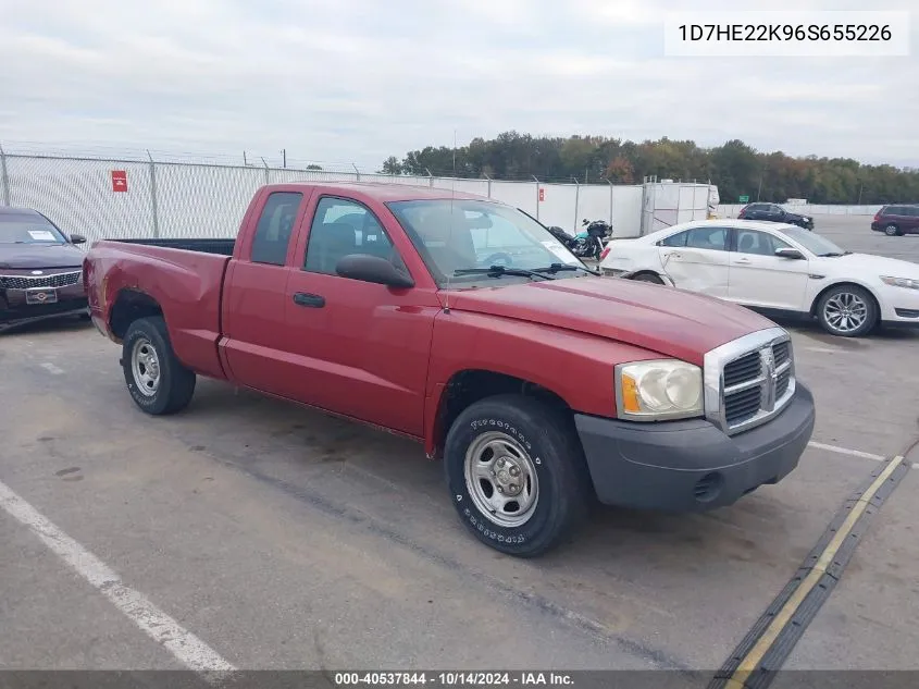 2006 Dodge Dakota St VIN: 1D7HE22K96S655226 Lot: 40537844