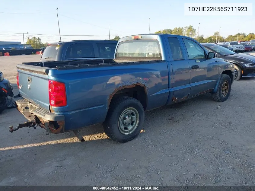 2006 Dodge Dakota St VIN: 1D7HE22K56S711923 Lot: 40542452