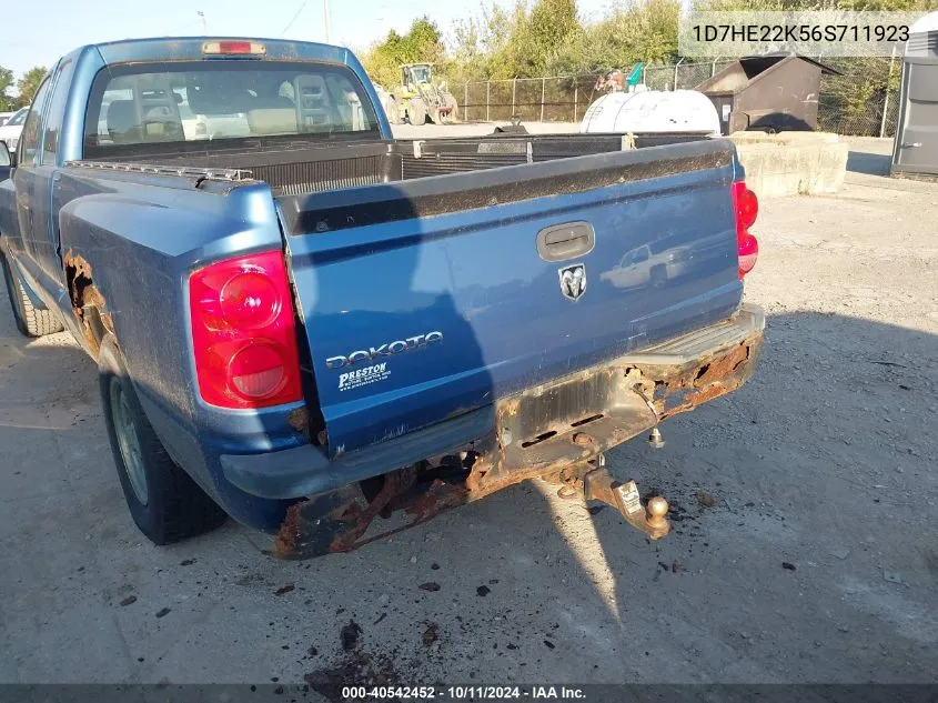 2006 Dodge Dakota St VIN: 1D7HE22K56S711923 Lot: 40542452