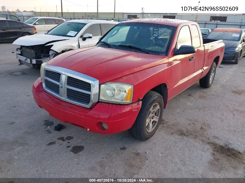 1D7HE42N96S502609 2006 Dodge Dakota Slt