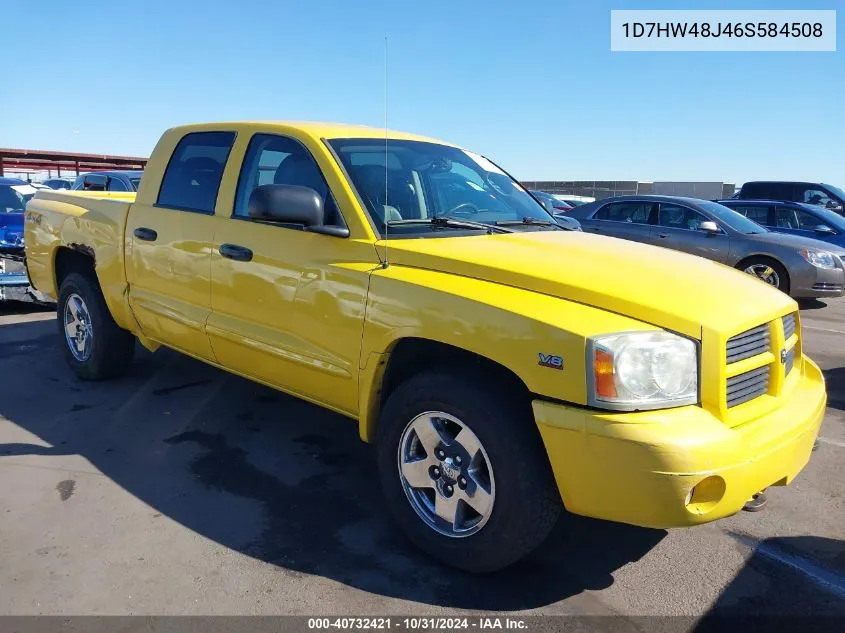 2006 Dodge Dakota Slt VIN: 1D7HW48J46S584508 Lot: 40732421