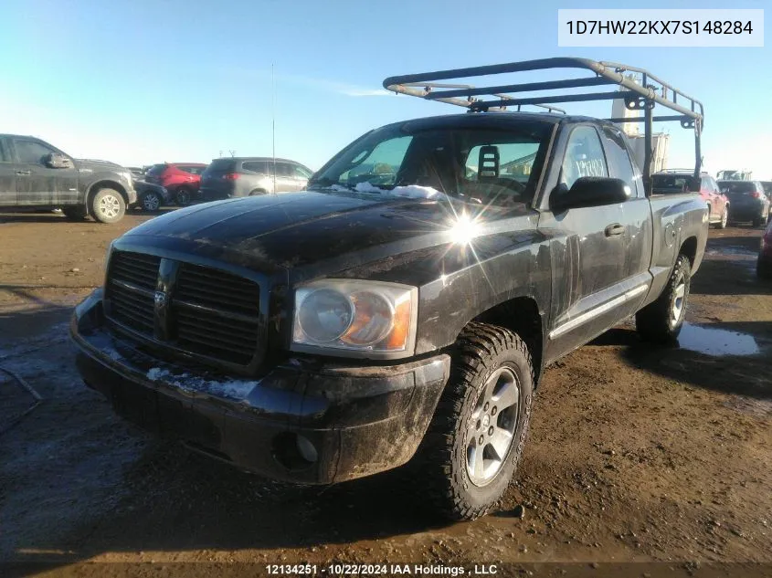 1D7HW22KX7S148284 2007 Dodge Dakota St