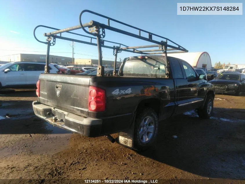 1D7HW22KX7S148284 2007 Dodge Dakota St