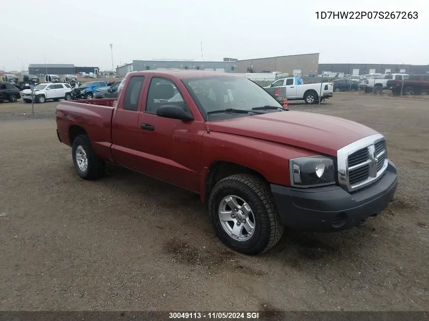 2007 Dodge Dakota St VIN: 1D7HW22P07S267263 Lot: 30049113