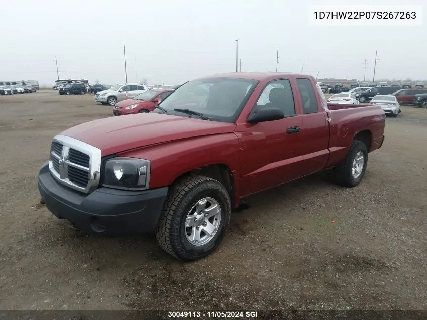 2007 Dodge Dakota St VIN: 1D7HW22P07S267263 Lot: 30049113