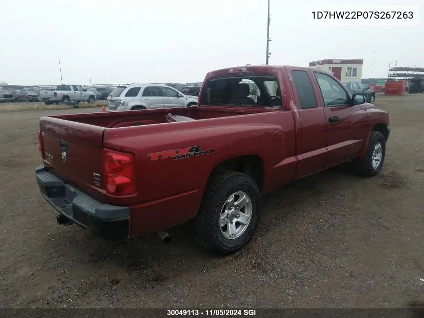 2007 Dodge Dakota St VIN: 1D7HW22P07S267263 Lot: 30049113