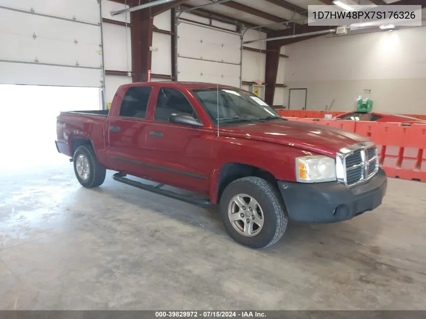 2007 Dodge Dakota Slt VIN: 1D7HW48PX7S176326 Lot: 39829972