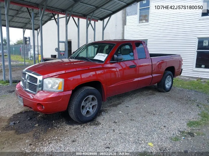 1D7HE42J57S180050 2007 Dodge Dakota Slt