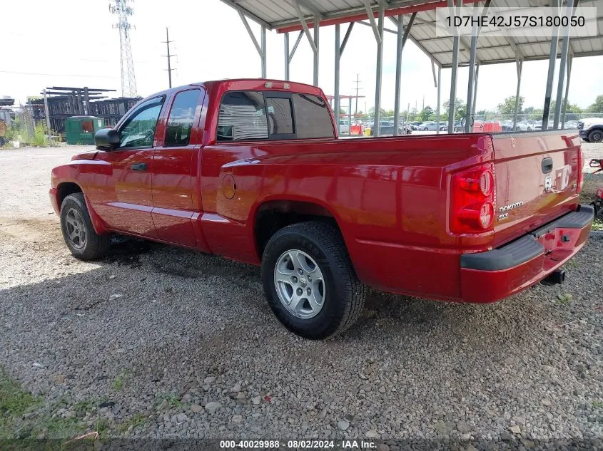 2007 Dodge Dakota Slt VIN: 1D7HE42J57S180050 Lot: 40029988