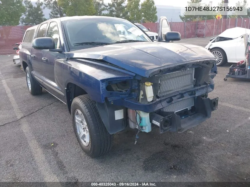 1D7HE48J27S156943 2007 Dodge Dakota Slt