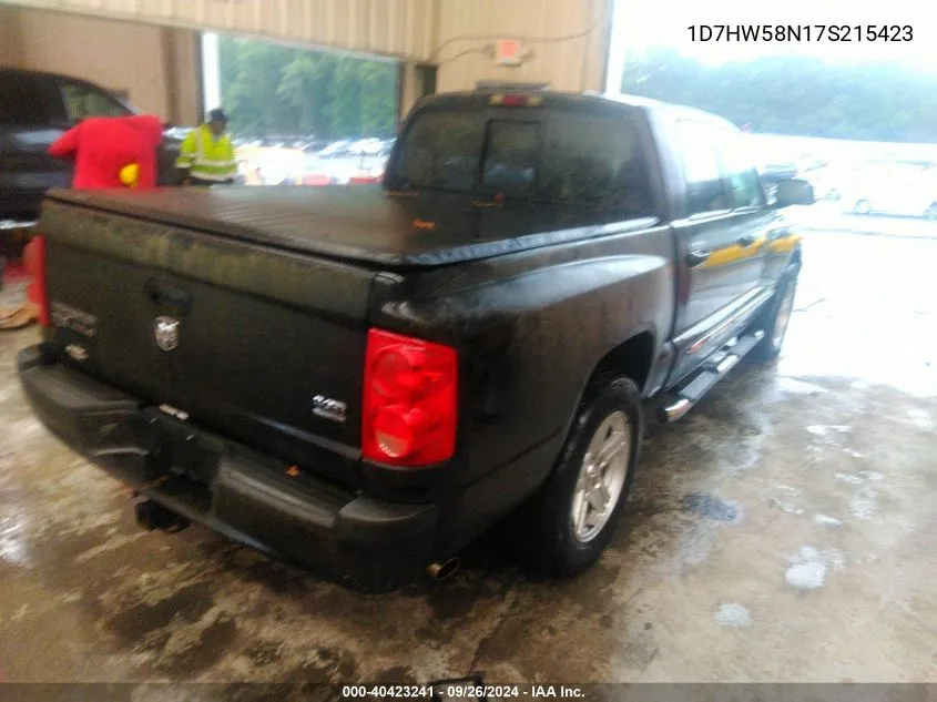 1D7HW58N17S215423 2007 Dodge Dakota Laramie