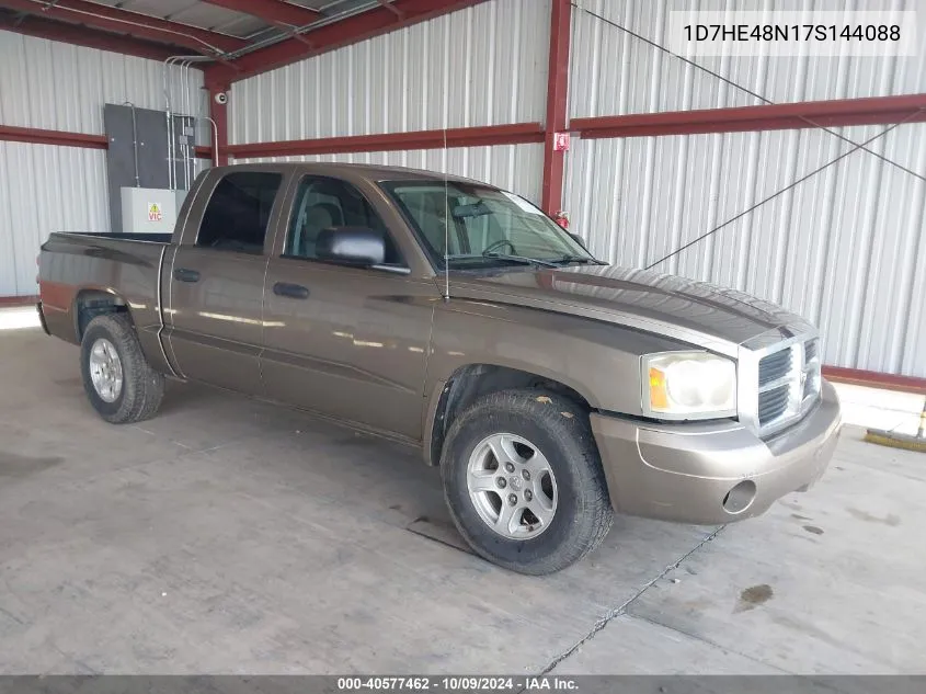 2007 Dodge Dakota Slt VIN: 1D7HE48N17S144088 Lot: 40577462