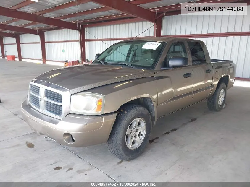 2007 Dodge Dakota Slt VIN: 1D7HE48N17S144088 Lot: 40577462