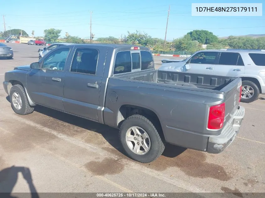 1D7HE48N27S179111 2007 Dodge Dakota Slt