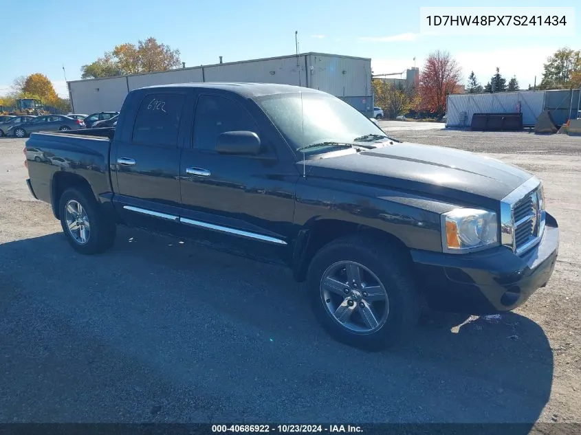 1D7HW48PX7S241434 2007 Dodge Dakota Slt