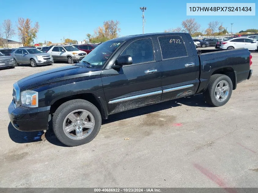 2007 Dodge Dakota Slt VIN: 1D7HW48PX7S241434 Lot: 40686922