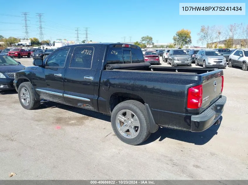 1D7HW48PX7S241434 2007 Dodge Dakota Slt