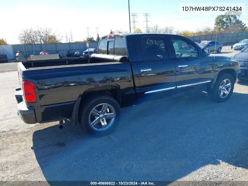 2007 Dodge Dakota Slt VIN: 1D7HW48PX7S241434 Lot: 40686922