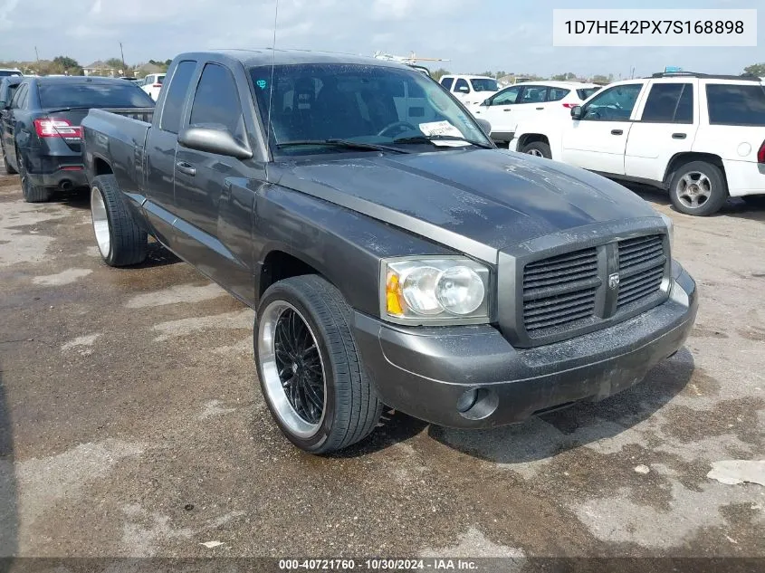 2007 Dodge Dakota Slt VIN: 1D7HE42PX7S168898 Lot: 40721760