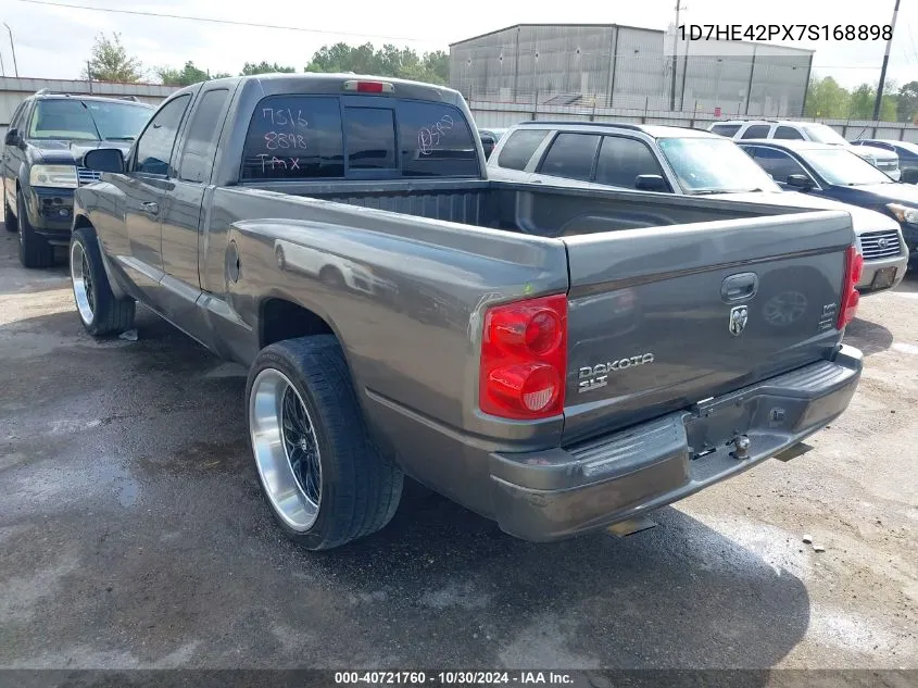 2007 Dodge Dakota Slt VIN: 1D7HE42PX7S168898 Lot: 40721760