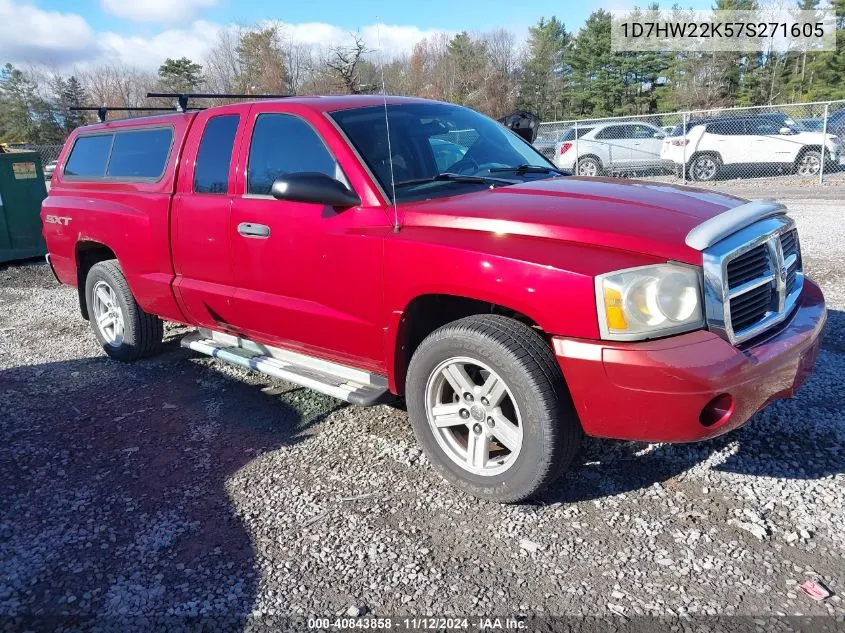 1D7HW22K57S271605 2007 Dodge Dakota St