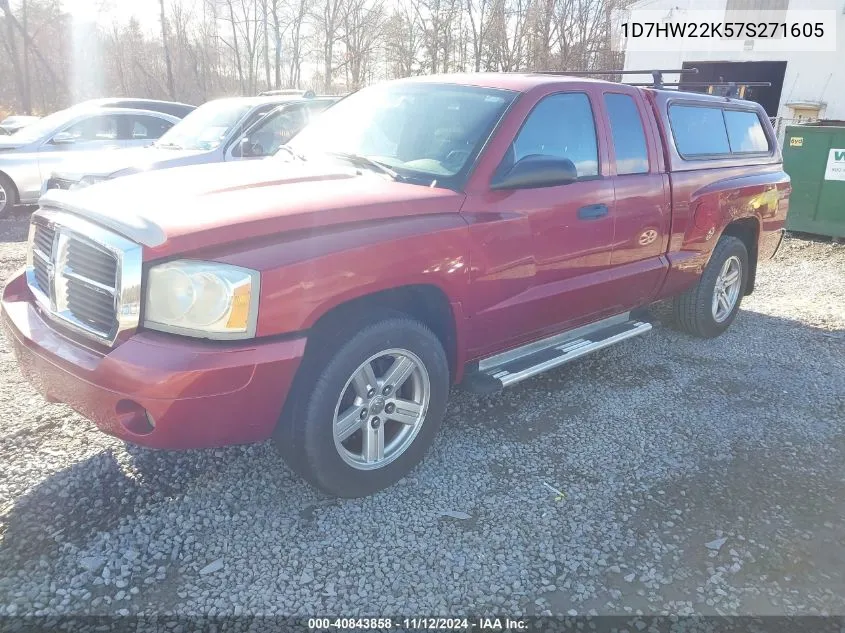 1D7HW22K57S271605 2007 Dodge Dakota St