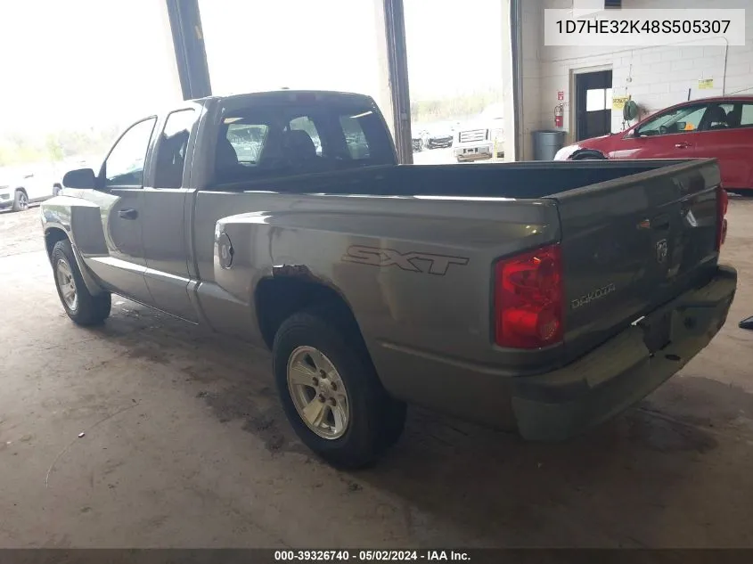 1D7HE32K48S505307 2008 Dodge Dakota Sxt/Bighorn/Lonestar