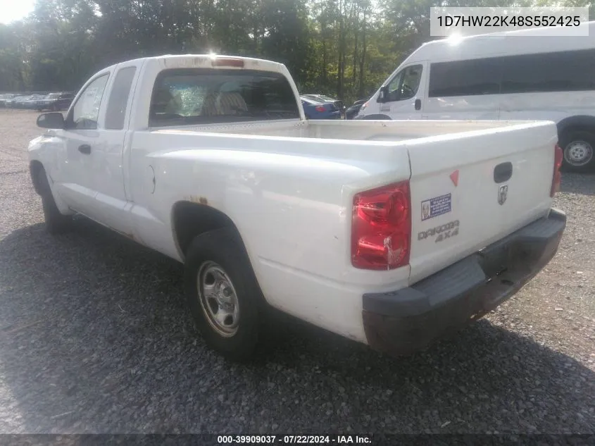 1D7HW22K48S552425 2008 Dodge Dakota St