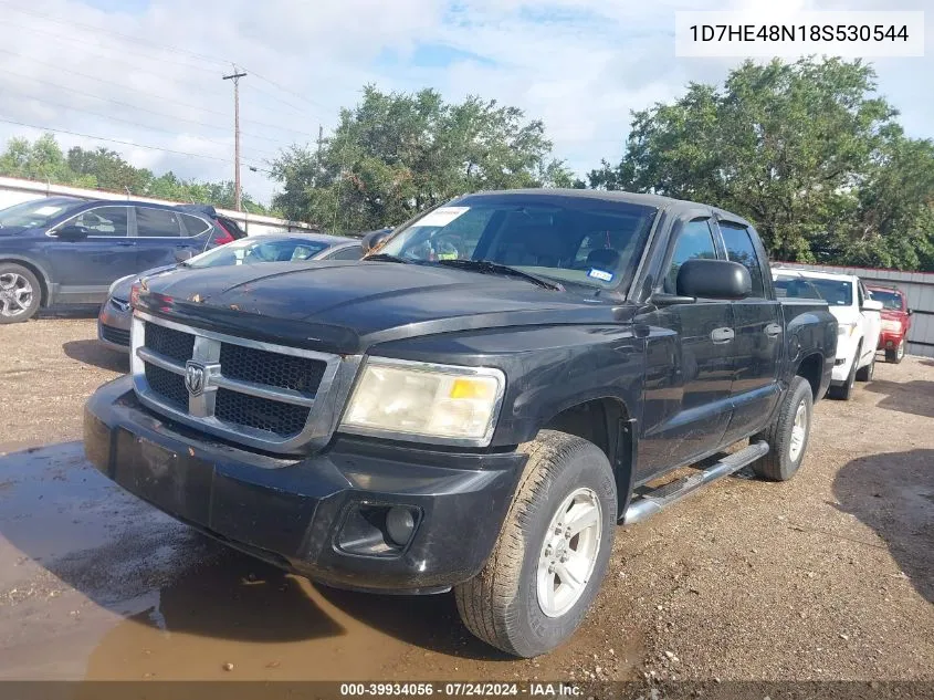 2008 Dodge Dakota Slt VIN: 1D7HE48N18S530544 Lot: 39934056