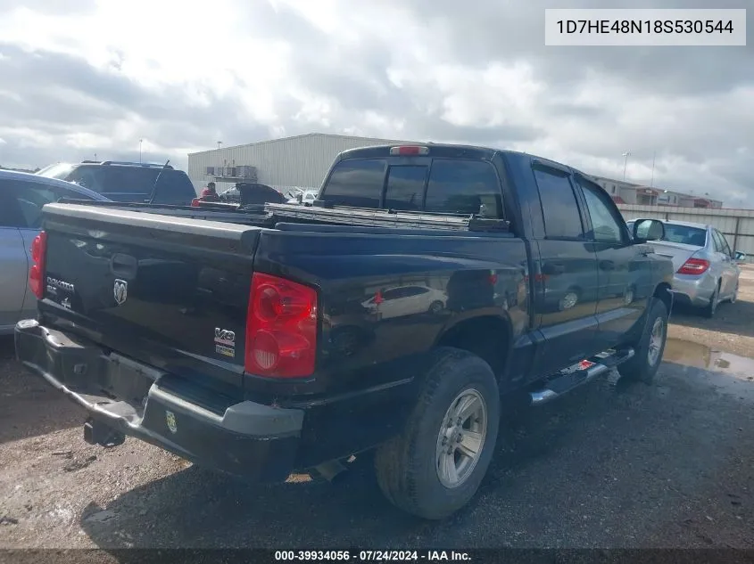 1D7HE48N18S530544 2008 Dodge Dakota Slt