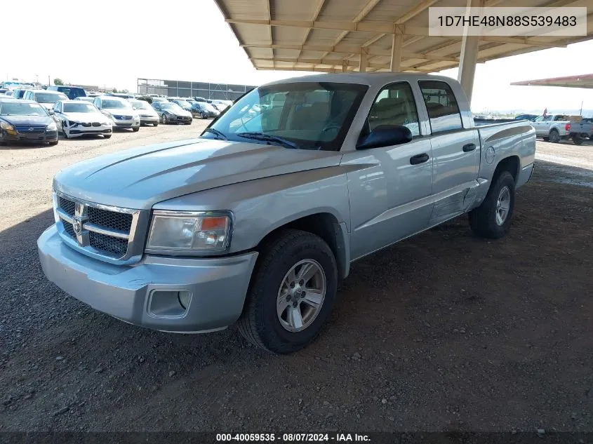 2008 Dodge Dakota Slt VIN: 1D7HE48N88S539483 Lot: 40059535